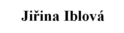 Jiřina Iblová